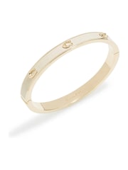 COACH White Signature Enamel Bangle Bracelet - Image 2 of 2