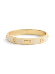 COACH White Signature Enamel Bangle Bracelet - Image 4 of 6