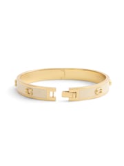 COACH White Signature Enamel Bangle Bracelet - Image 5 of 6
