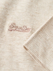 Superdry Neutral 100% Cotton Essential Logo Emb T-Shirt - Image 6 of 6