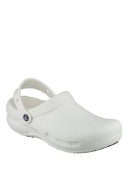 Crocs White Bistro Work Clogs - Image 3 of 5