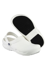 Crocs White Bistro Work Clogs - Image 4 of 5