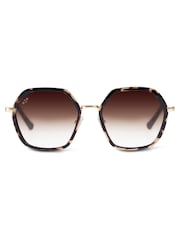 Kapten and Son Brown Amsterdam Edge Sunglasses - Image 1 of 3