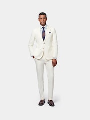 Peckham Rye Blue Poplin Long Sleeve 100% Cotton Shirt - Image 3 of 7