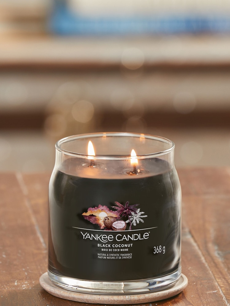 Yankee Candle Signature Medium Jar Black Coconut Scented Candle - Image 1 of 3