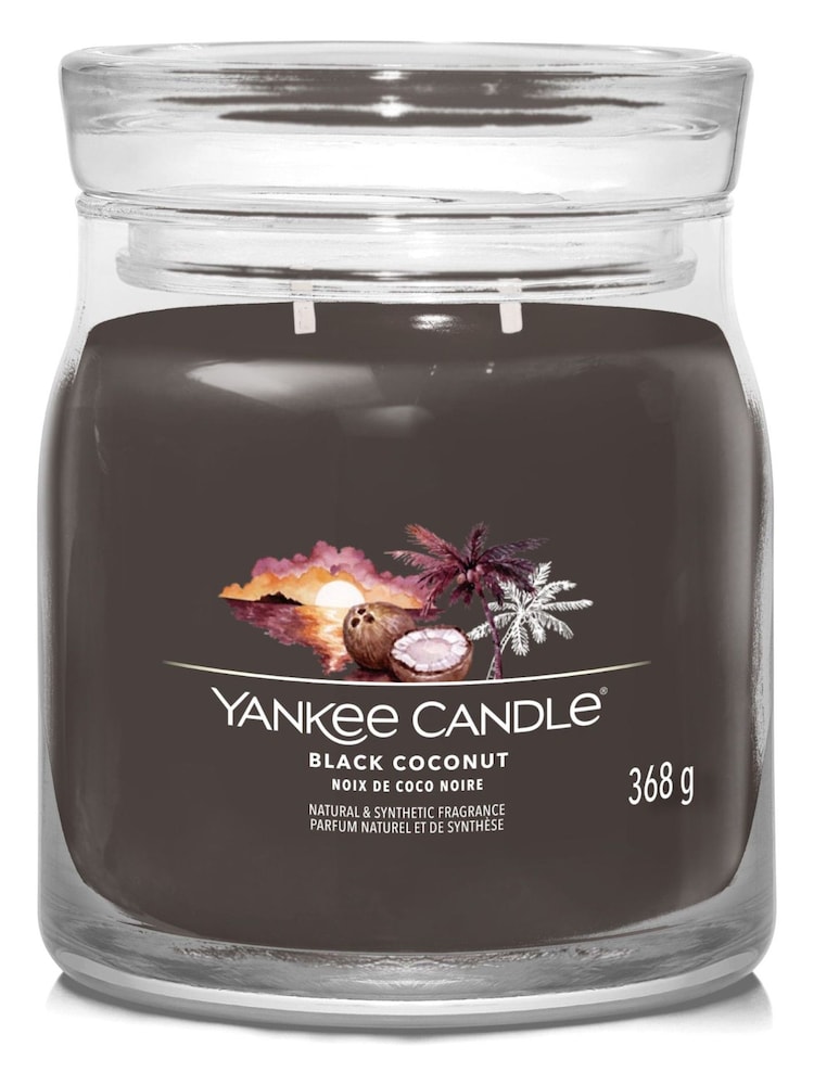 Yankee Candle Signature Medium Jar Black Coconut Scented Candle - Image 2 of 3
