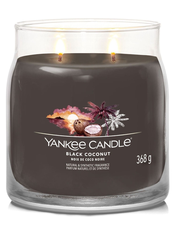 Yankee Candle Signature Medium Jar Black Coconut Scented Candle - Image 3 of 3