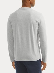 Polo Ralph Lauren Grey Logo Long Sleeve Cotton T-Shirt - Image 2 of 4