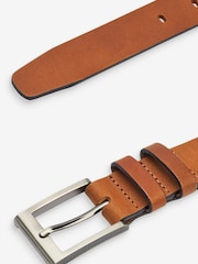 Tan Brown Leather Belt - Image 3 of 4