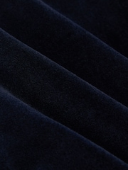 Reiss Navy Apsara Tailored Fit Velvet Single-Breasted Blazer - Image 8 of 8