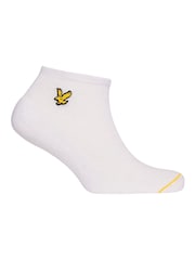 White Lyle & Scott Trainer Socks 3 Pack - Image 2 of 2