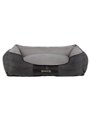 Scruffs® Black Washable Medium Breed Windsor Tweed Dog Bed - Image 3 of 4
