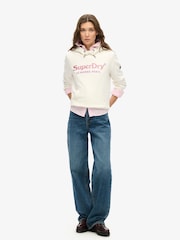 Crudo - Sudadera de algodón 100 % con capucha y diseño de efecto metalizado Venue de Superdry - Imagen 2 de 5