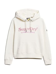 Crudo - Sudadera de algodón 100 % con capucha y diseño de efecto metalizado Venue de Superdry - Imagen 4 de 5