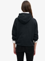 Superdry Black Sport Luxe Loose Hoodie - Image 2 of 8