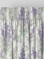 Laura Ashley Lavender Stocks Made to Measure 100% Cotton Curtains - Image 5 of 9