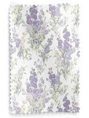 Laura Ashley Lavender Stocks Made to Measure 100% Cotton Curtains - Image 9 of 9