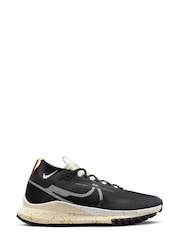 Nike Black/Grey React Pegasus Trail 4 Gore-Tex Running Trainers - Image 1 of 14