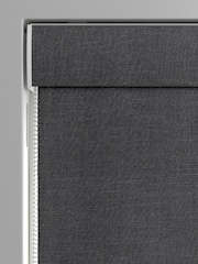 Laura Ashley Charcoal Grey Swanson Made to Measure Roman Blind - Image 3 of 7