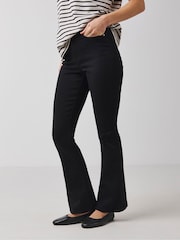 JD Williams Black High Waist Supersoft Bootcut Jeans - Image 3 of 4