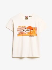 Camiseta ajustada de algodón 100 % a rayas de Superdry - Imagen 5 de 6