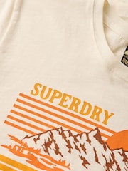 Camiseta ajustada de algodón 100 % a rayas de Superdry - Imagen 6 de 6