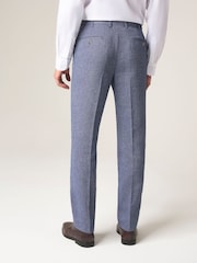Skopes Blue Tailored Fit Jude Tweed Suit - Image 2 of 6