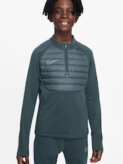 Nike Dark Green Therma-FIT Training Drill Top - Image 1 of 4