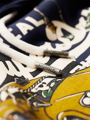 Superdry Rich Navy New York vl Graphic Hoodie - Image 4 of 5