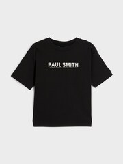 Paul Smith Junior Boys Oversized Short Sleeve Iconic Print 100% Cotton T-Shirt - Image 5 of 7