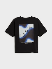 Paul Smith Junior Boys Oversized Short Sleeve Iconic Print 100% Cotton T-Shirt - Image 6 of 7