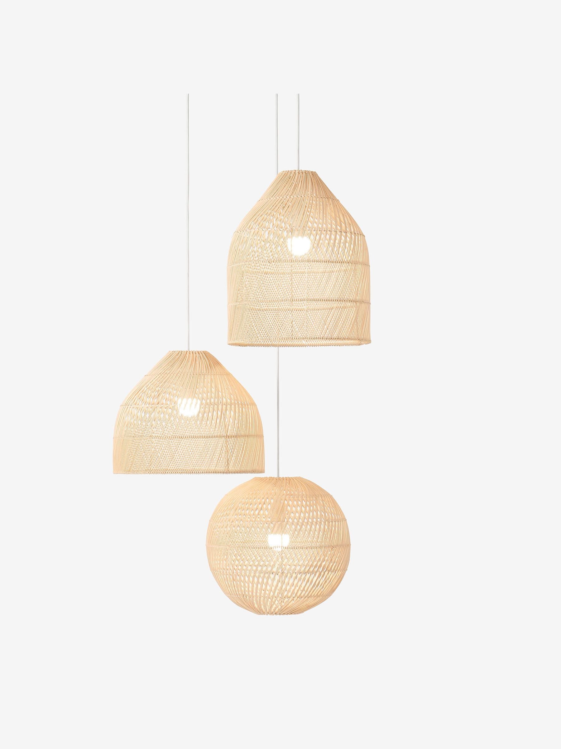 Buy MADE.COM Natural Rattan Java Cluster Ceiling Light from Next Germany