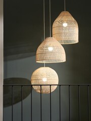 MADE.COM Natural Rattan Java Cluster Ceiling Light - Image 2 of 6