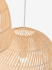 MADE.COM Natural Rattan Java Cluster Ceiling Light - Image 4 of 6