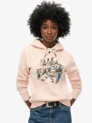 الطين الوردي - هودي مُزيَّن برسومات جرافيك New York vl من Superdry - Image 1 of 6