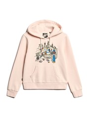 الطين الوردي - هودي مُزيَّن برسومات جرافيك New York vl من Superdry - Image 5 of 6