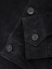 Reiss Taylore Suede Revere-Collar Jacket - صورة 8 من 8