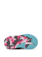 Clarks Grey Standard Fit (F) Comb Tidal Star Trainers - Image 7 of 8