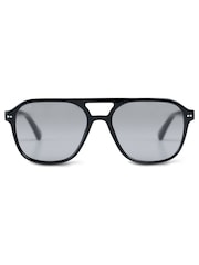 Kapten and Son Black Zurich Oversize Sunglasses - Image 2 of 4