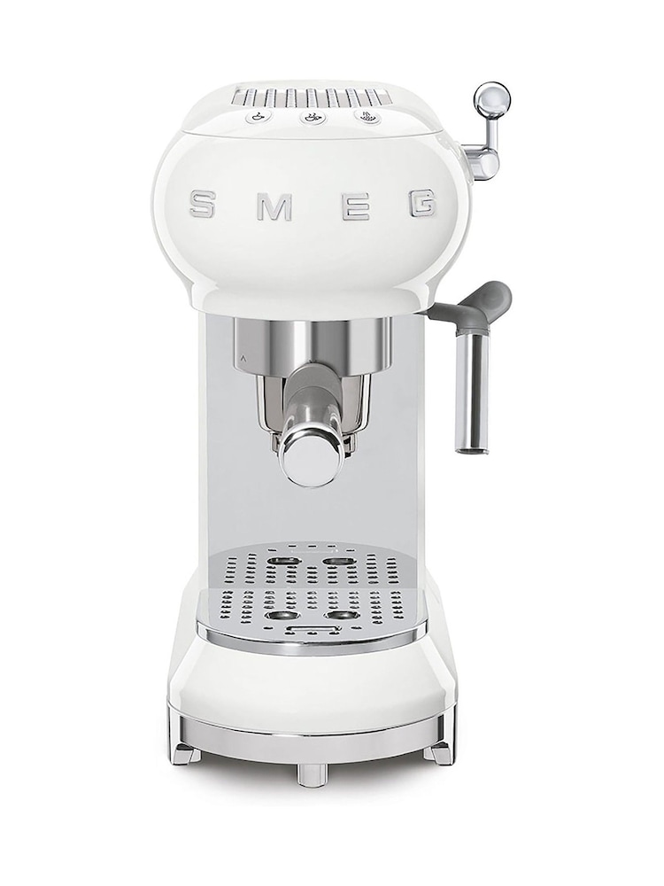 Smeg White Espresso Coffee Machine - Image 1 of 7
