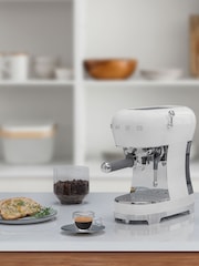 Smeg White Espresso Coffee Machine - Image 6 of 7