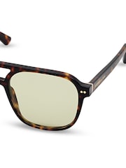 Zaļš - Kapten & Son Kapten & Son Zurich lielizmēra mazas saulesbrilles - Attēls 8 no 8