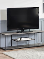 Julian Bowen Grey Staten TV Unit - Image 1 of 4