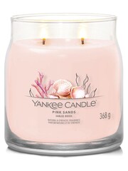 Yankee Candle Pink Signature Medium Jar Sands Scented Candle - Image 3 of 4