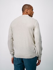 Krem - Crew Clothing Genser med rund hals - Bilde 2 av 5