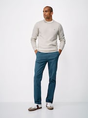 Krem - Crew Clothing Genser med rund hals - Bilde 3 av 5