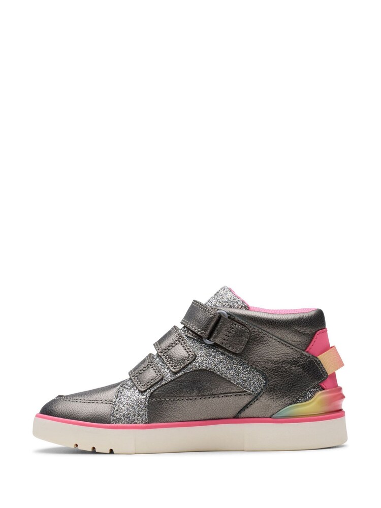 Clarks Grey Gun Metal Oslo Play Boots - Image 2 of 7