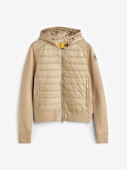 Parajumpers Beige Caelie Nylon Fleece Beige Jacket - Image 2 of 5