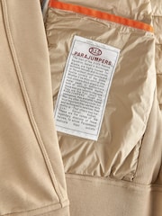 Parajumpers Beige Caelie Nylon Fleece Beige Jacket - Image 4 of 5