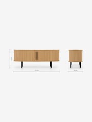 MADE.COM Oak Tambo TV Unit - Image 3 of 3